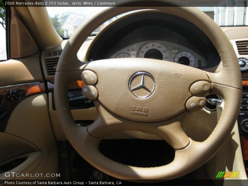 Arctic White / Cashmere 2008 Mercedes-Benz E 350 Sedan