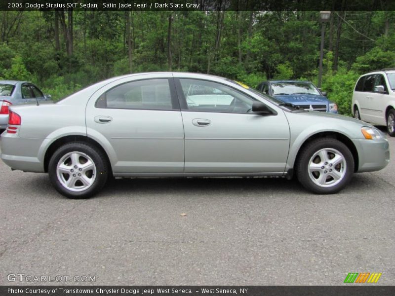 Satin Jade Pearl / Dark Slate Gray 2005 Dodge Stratus SXT Sedan