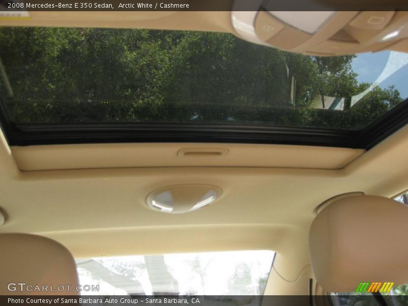 Arctic White / Cashmere 2008 Mercedes-Benz E 350 Sedan