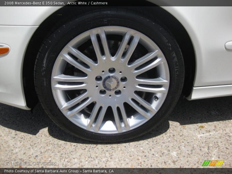 Arctic White / Cashmere 2008 Mercedes-Benz E 350 Sedan