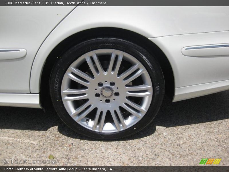 Arctic White / Cashmere 2008 Mercedes-Benz E 350 Sedan