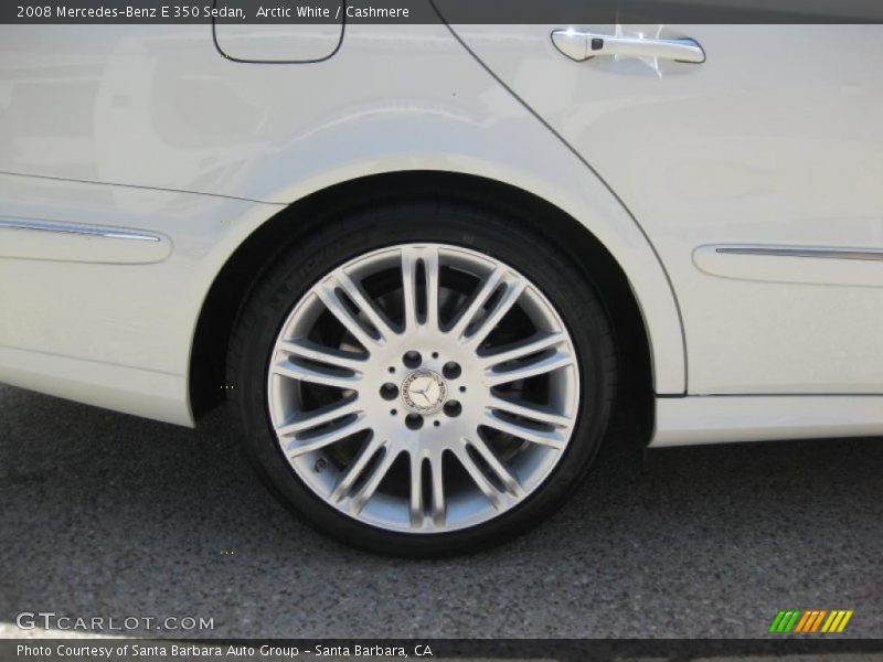 Arctic White / Cashmere 2008 Mercedes-Benz E 350 Sedan