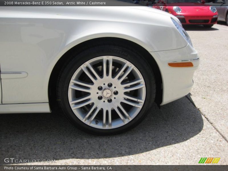 Arctic White / Cashmere 2008 Mercedes-Benz E 350 Sedan