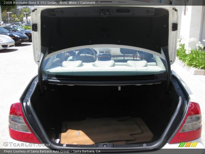 Arctic White / Cashmere 2008 Mercedes-Benz E 350 Sedan