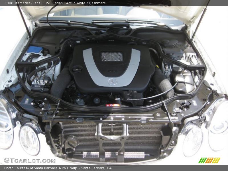 Arctic White / Cashmere 2008 Mercedes-Benz E 350 Sedan