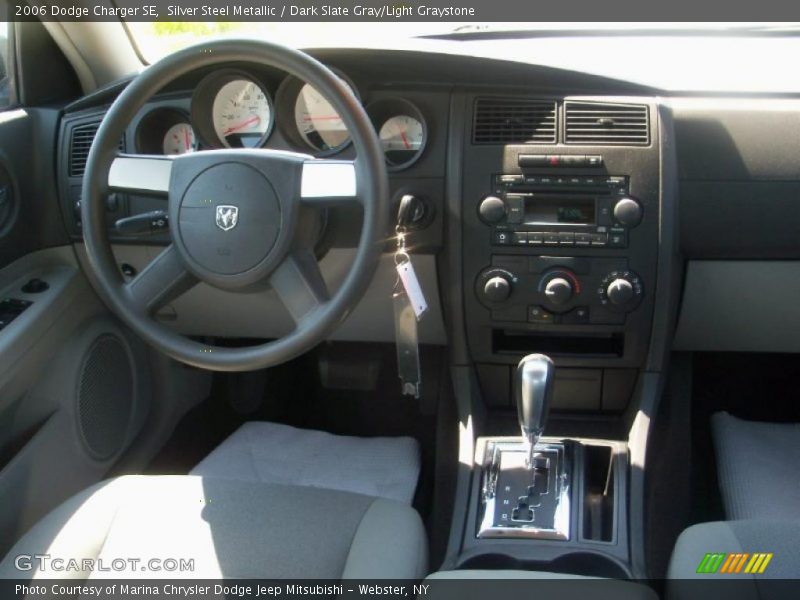 Silver Steel Metallic / Dark Slate Gray/Light Graystone 2006 Dodge Charger SE