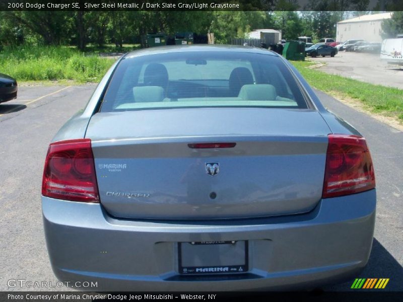 Silver Steel Metallic / Dark Slate Gray/Light Graystone 2006 Dodge Charger SE