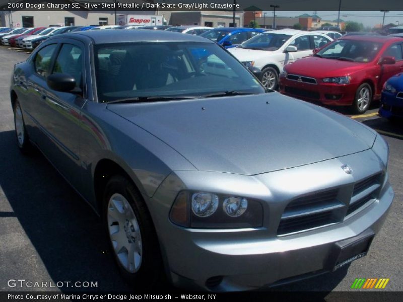 Silver Steel Metallic / Dark Slate Gray/Light Graystone 2006 Dodge Charger SE