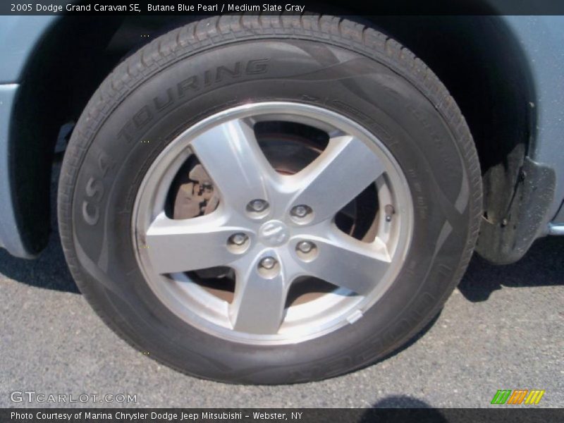Butane Blue Pearl / Medium Slate Gray 2005 Dodge Grand Caravan SE