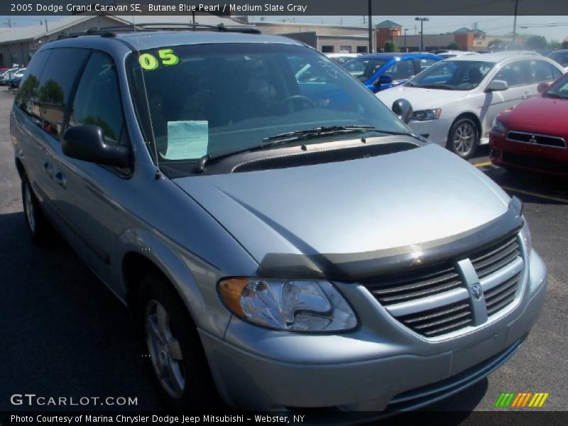 Butane Blue Pearl / Medium Slate Gray 2005 Dodge Grand Caravan SE