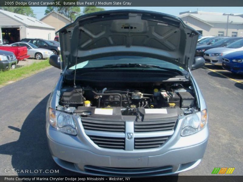 Butane Blue Pearl / Medium Slate Gray 2005 Dodge Grand Caravan SE