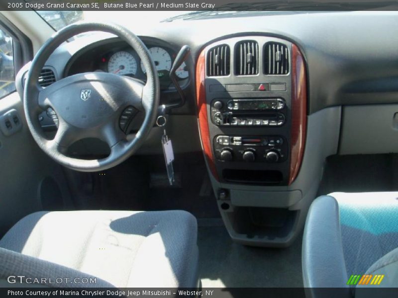 Butane Blue Pearl / Medium Slate Gray 2005 Dodge Grand Caravan SE