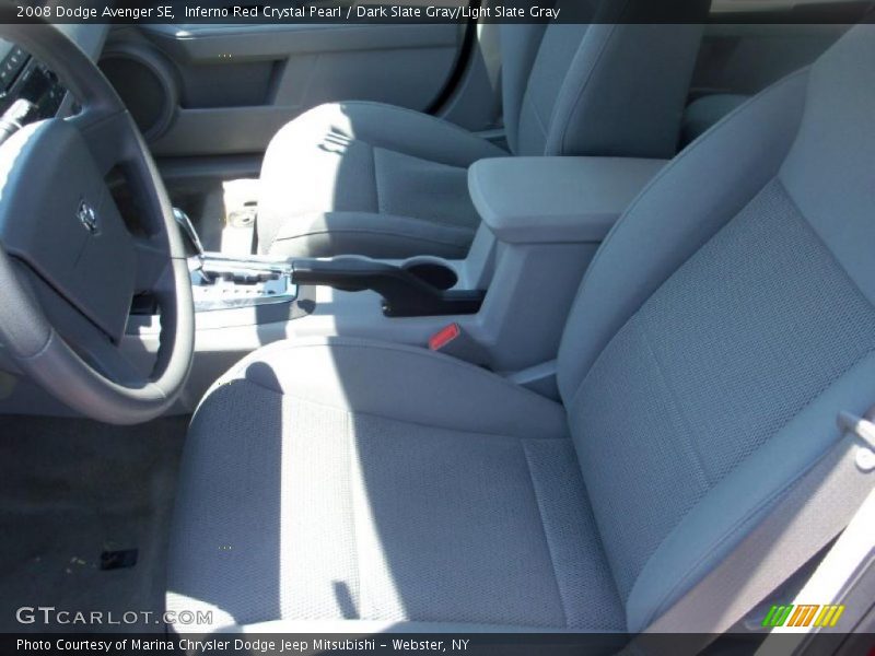 Inferno Red Crystal Pearl / Dark Slate Gray/Light Slate Gray 2008 Dodge Avenger SE