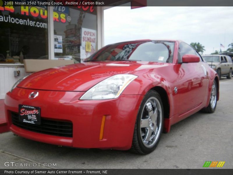 Redline / Carbon Black 2003 Nissan 350Z Touring Coupe