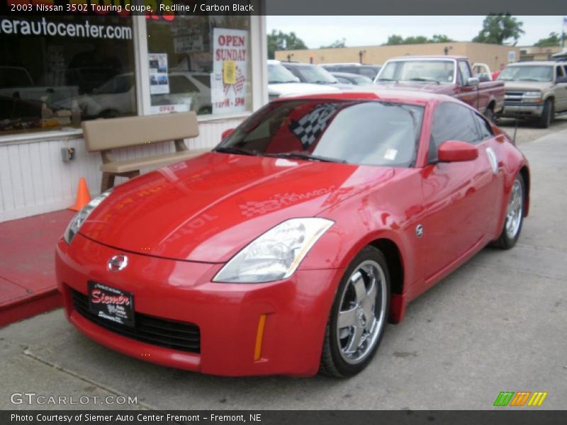 Redline / Carbon Black 2003 Nissan 350Z Touring Coupe