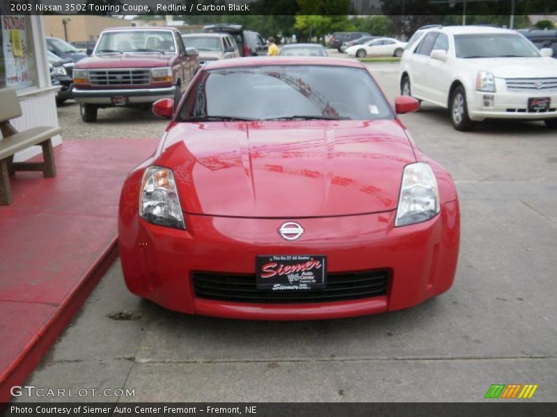 Redline / Carbon Black 2003 Nissan 350Z Touring Coupe