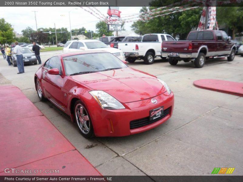 Redline / Carbon Black 2003 Nissan 350Z Touring Coupe