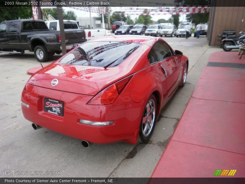 Redline / Carbon Black 2003 Nissan 350Z Touring Coupe