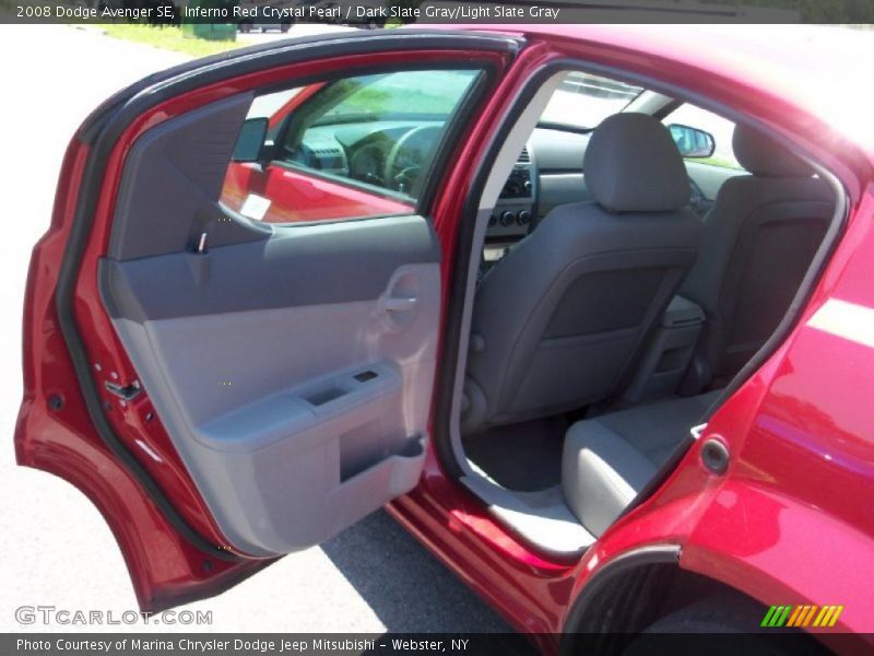 Inferno Red Crystal Pearl / Dark Slate Gray/Light Slate Gray 2008 Dodge Avenger SE