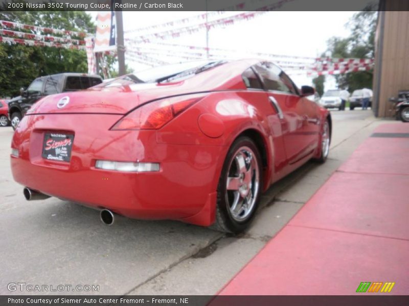 Redline / Carbon Black 2003 Nissan 350Z Touring Coupe