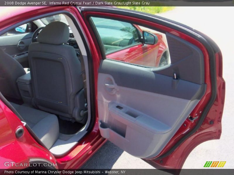 Inferno Red Crystal Pearl / Dark Slate Gray/Light Slate Gray 2008 Dodge Avenger SE