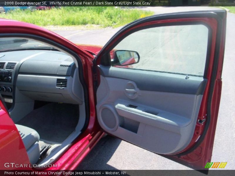 Inferno Red Crystal Pearl / Dark Slate Gray/Light Slate Gray 2008 Dodge Avenger SE