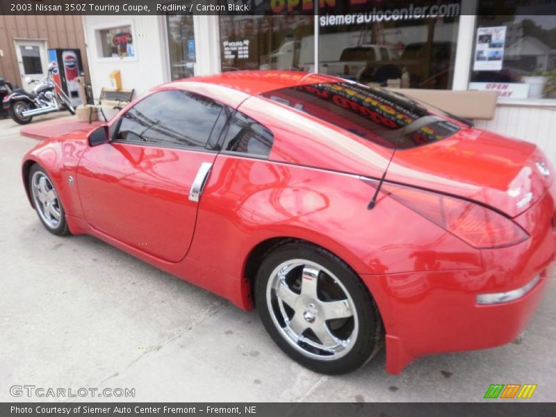 Redline / Carbon Black 2003 Nissan 350Z Touring Coupe
