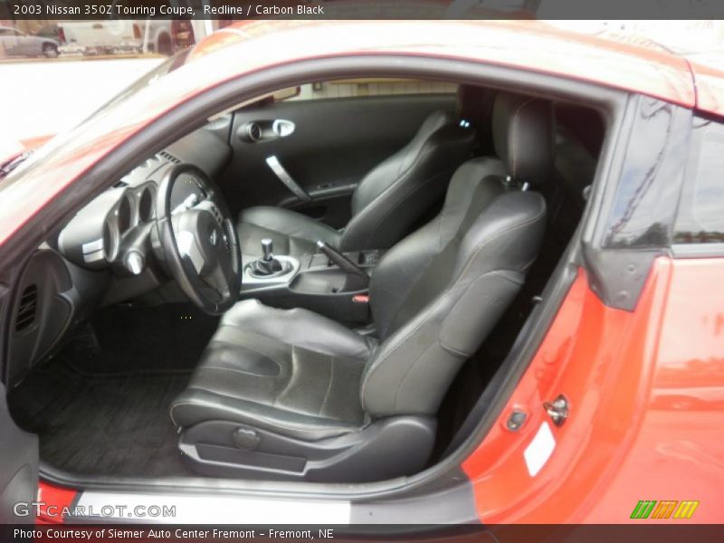 Redline / Carbon Black 2003 Nissan 350Z Touring Coupe