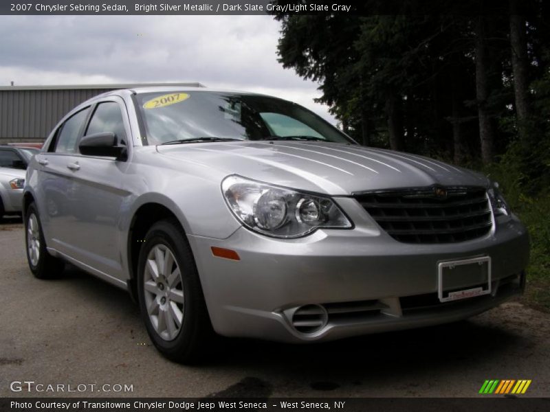 Bright Silver Metallic / Dark Slate Gray/Light Slate Gray 2007 Chrysler Sebring Sedan