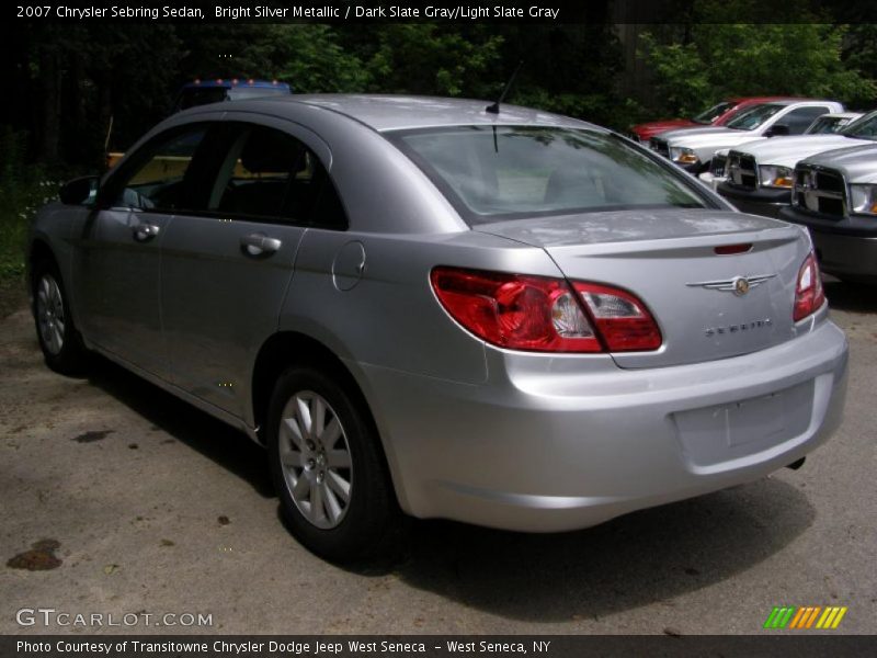 Bright Silver Metallic / Dark Slate Gray/Light Slate Gray 2007 Chrysler Sebring Sedan