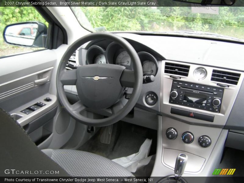 Bright Silver Metallic / Dark Slate Gray/Light Slate Gray 2007 Chrysler Sebring Sedan