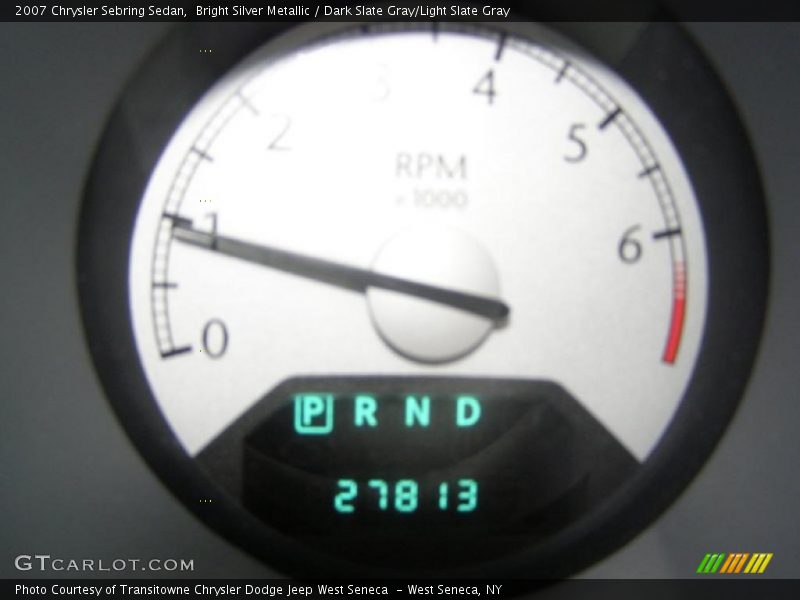 Bright Silver Metallic / Dark Slate Gray/Light Slate Gray 2007 Chrysler Sebring Sedan