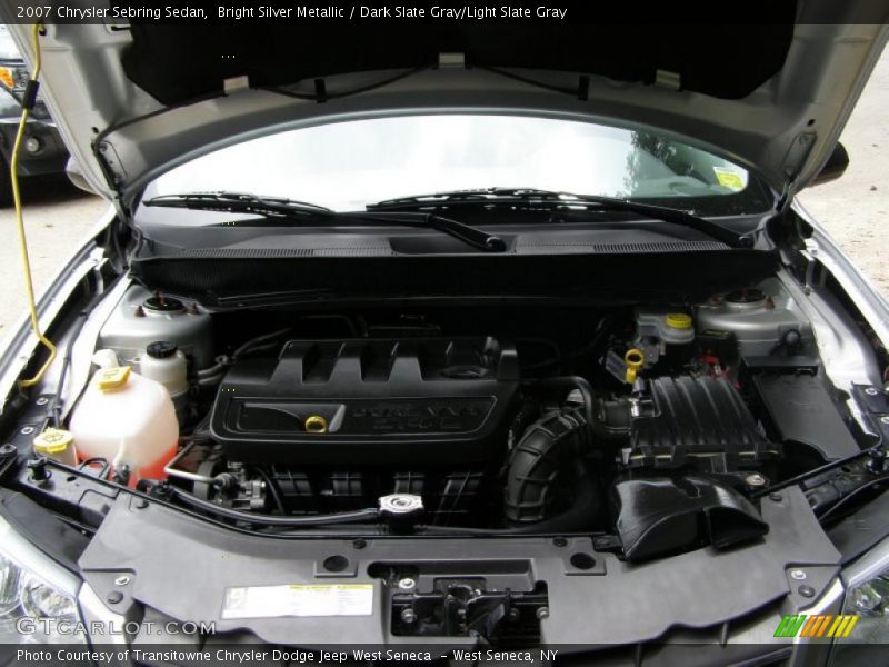 Bright Silver Metallic / Dark Slate Gray/Light Slate Gray 2007 Chrysler Sebring Sedan