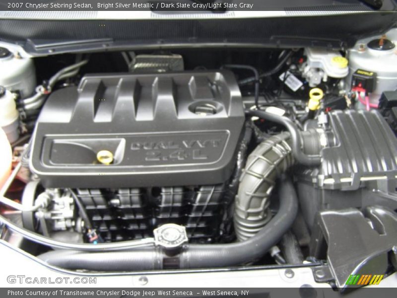 Bright Silver Metallic / Dark Slate Gray/Light Slate Gray 2007 Chrysler Sebring Sedan