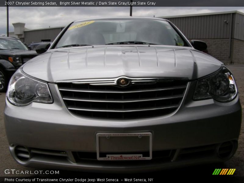 Bright Silver Metallic / Dark Slate Gray/Light Slate Gray 2007 Chrysler Sebring Sedan