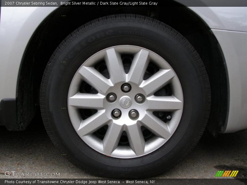 Bright Silver Metallic / Dark Slate Gray/Light Slate Gray 2007 Chrysler Sebring Sedan