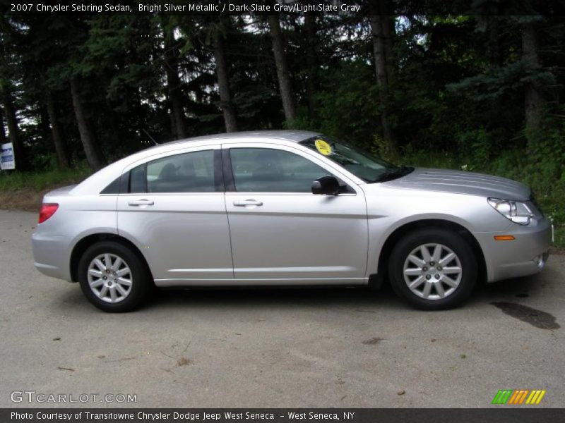 Bright Silver Metallic / Dark Slate Gray/Light Slate Gray 2007 Chrysler Sebring Sedan
