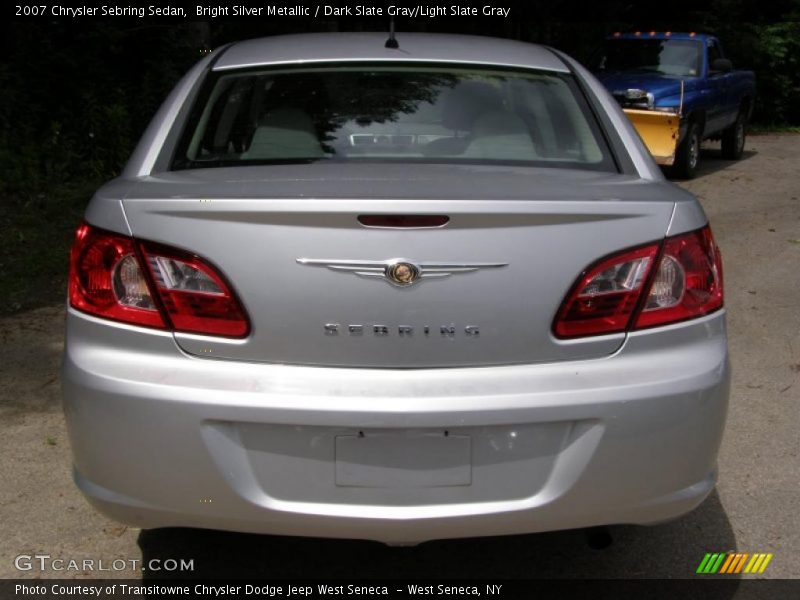 Bright Silver Metallic / Dark Slate Gray/Light Slate Gray 2007 Chrysler Sebring Sedan