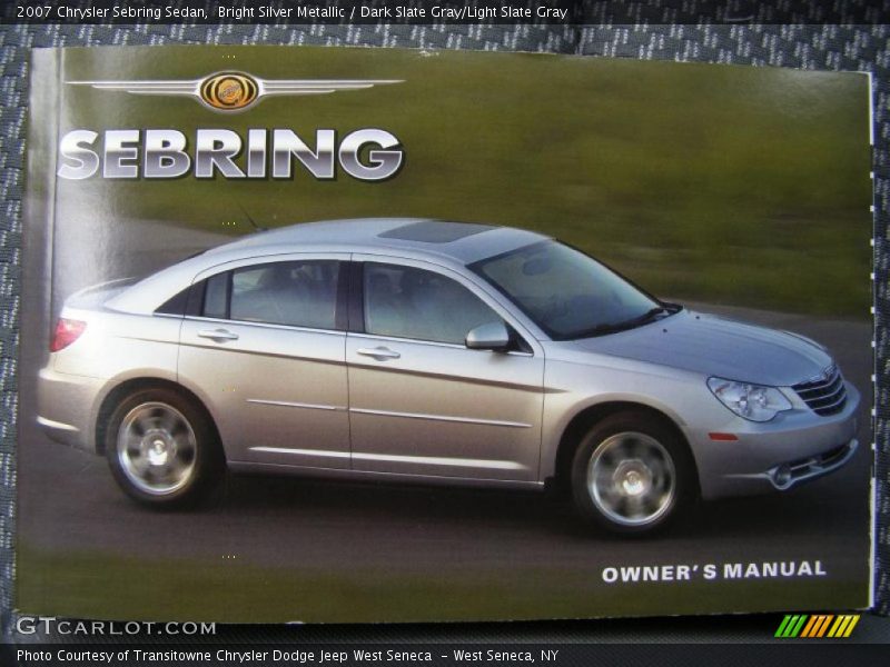 Bright Silver Metallic / Dark Slate Gray/Light Slate Gray 2007 Chrysler Sebring Sedan