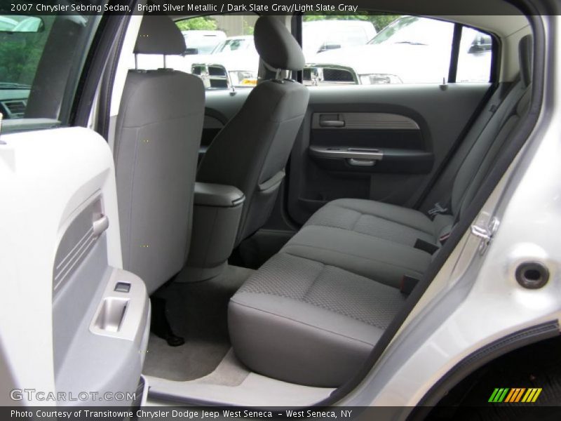 Bright Silver Metallic / Dark Slate Gray/Light Slate Gray 2007 Chrysler Sebring Sedan