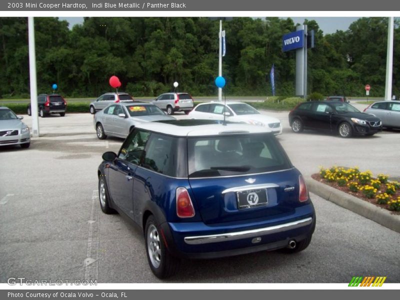 Indi Blue Metallic / Panther Black 2003 Mini Cooper Hardtop