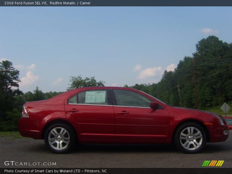 Redfire Metallic / Camel 2009 Ford Fusion SEL V6