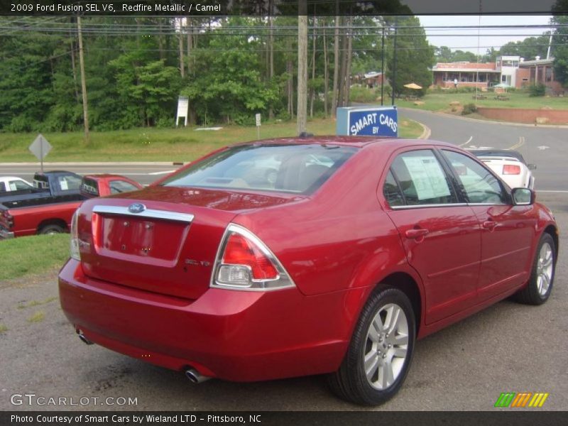 Redfire Metallic / Camel 2009 Ford Fusion SEL V6