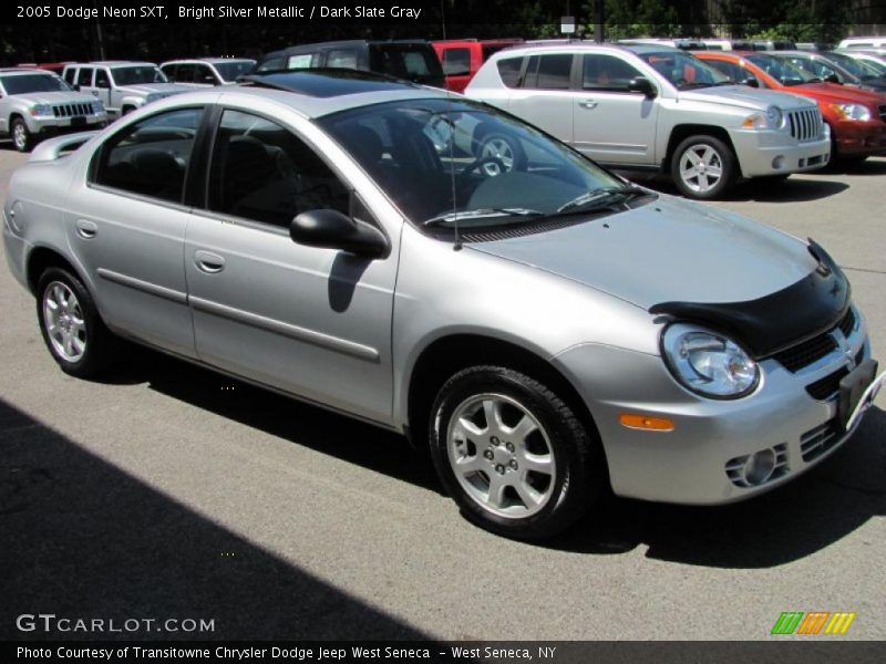 Bright Silver Metallic / Dark Slate Gray 2005 Dodge Neon SXT