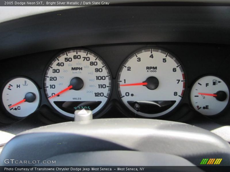 Bright Silver Metallic / Dark Slate Gray 2005 Dodge Neon SXT