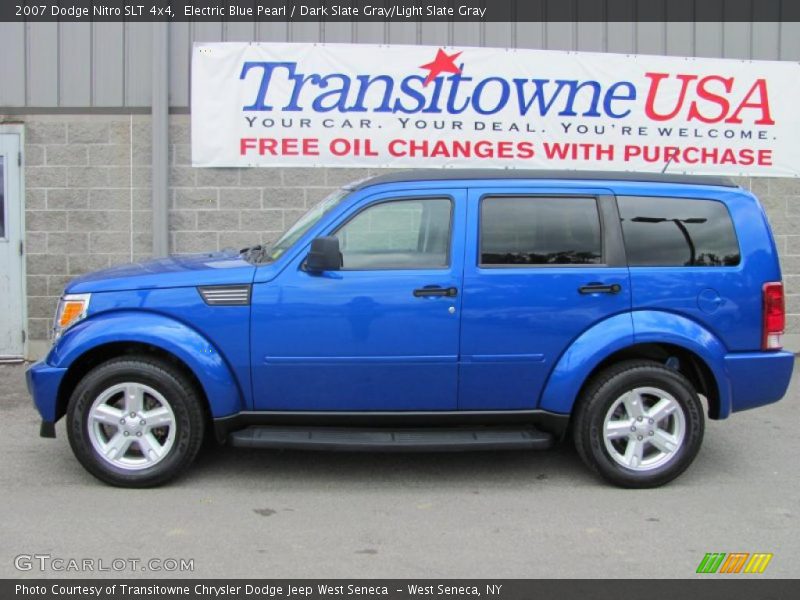 Electric Blue Pearl / Dark Slate Gray/Light Slate Gray 2007 Dodge Nitro SLT 4x4