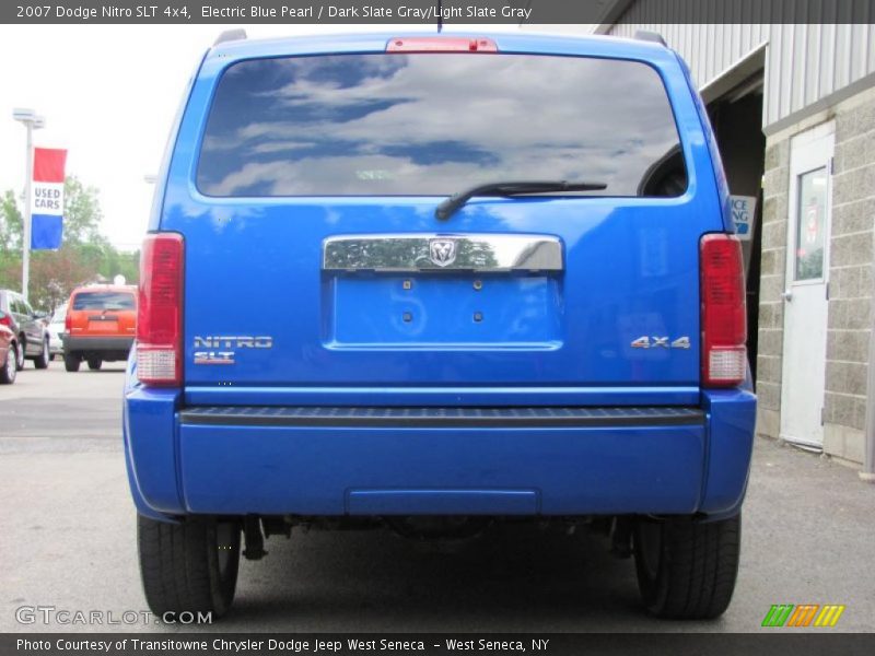 Electric Blue Pearl / Dark Slate Gray/Light Slate Gray 2007 Dodge Nitro SLT 4x4