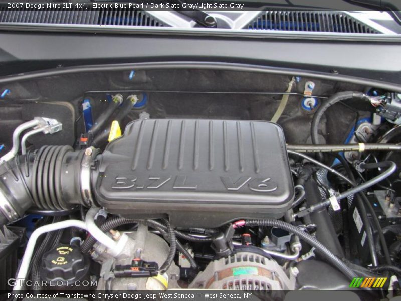 Electric Blue Pearl / Dark Slate Gray/Light Slate Gray 2007 Dodge Nitro SLT 4x4