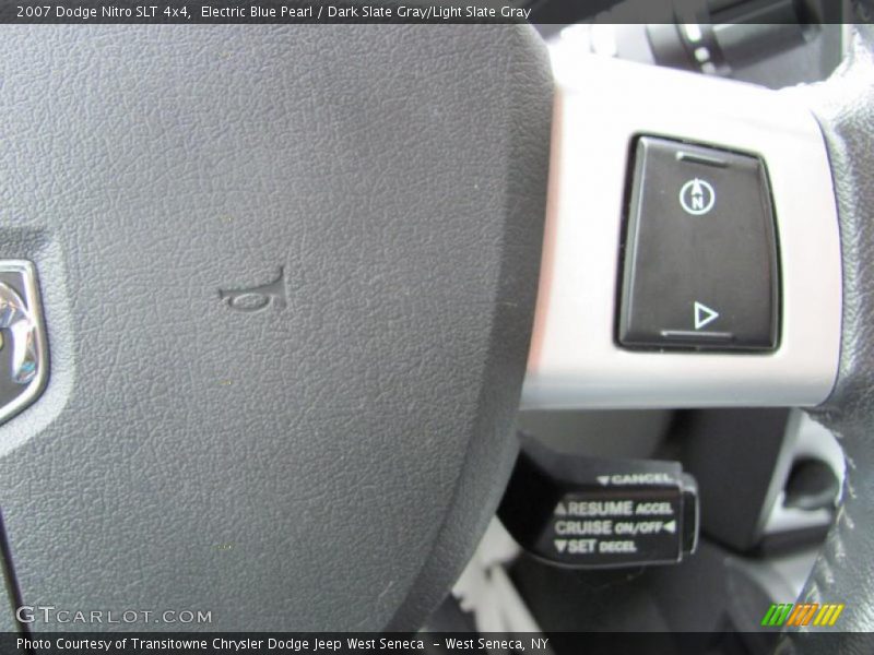 Electric Blue Pearl / Dark Slate Gray/Light Slate Gray 2007 Dodge Nitro SLT 4x4