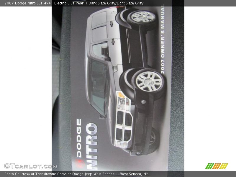 Electric Blue Pearl / Dark Slate Gray/Light Slate Gray 2007 Dodge Nitro SLT 4x4